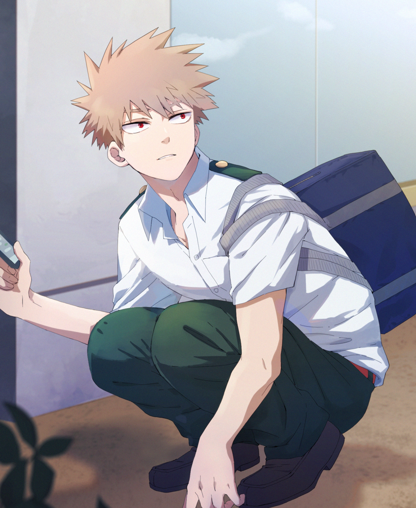bakugou katsuki (boku no hero academia) drawn by akiyama_(noconoco)