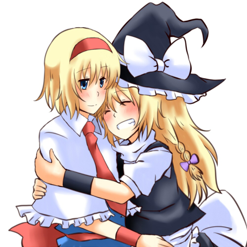 kirisame marisa and alice margatroid (touhou) drawn by bounami