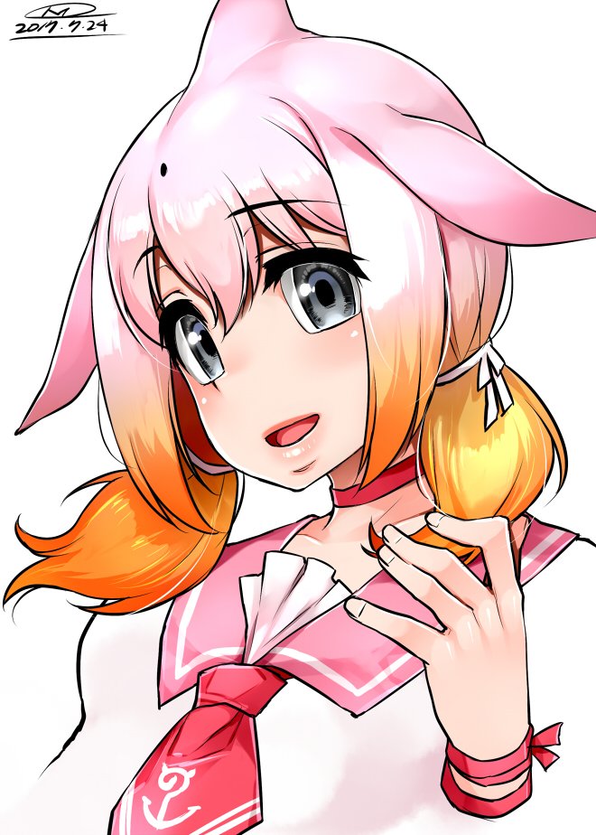 chinese white dolphin (kemono friends) drawn by mitsuba_minoru