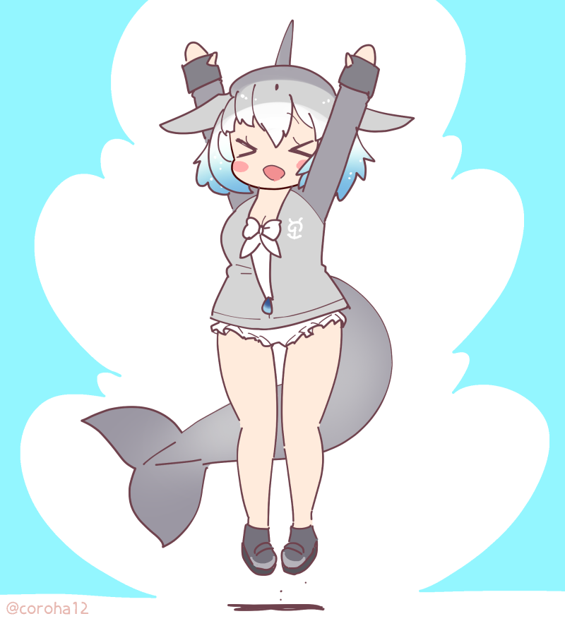 common bottlenose dolphin (kemono friends) drawn by coroha
