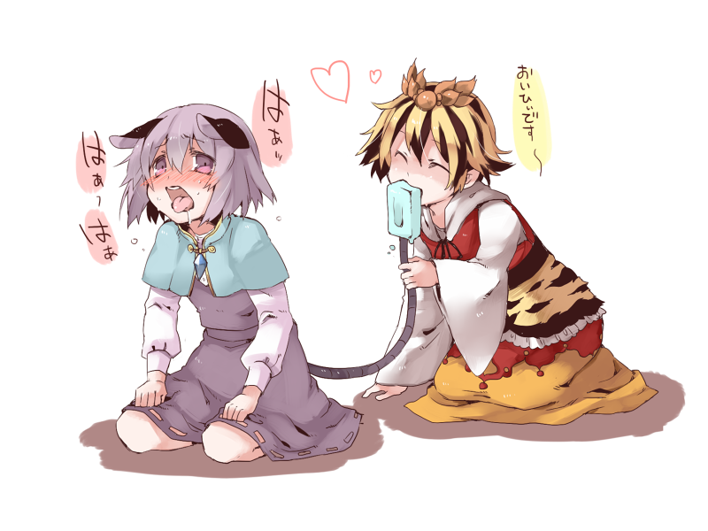 nazrin and toramaru shou (touhou) drawn by akagashi_hagane