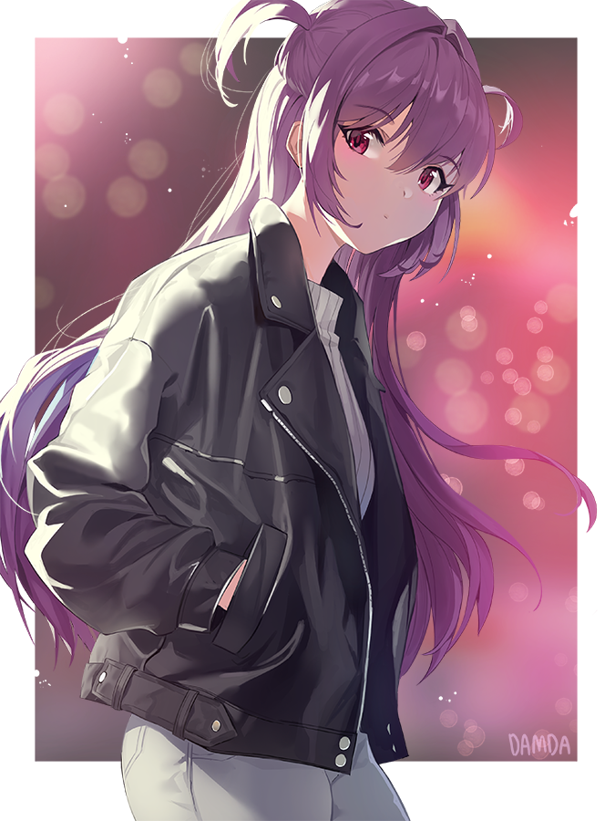 scathach (fate and 1 more) drawn by damda
