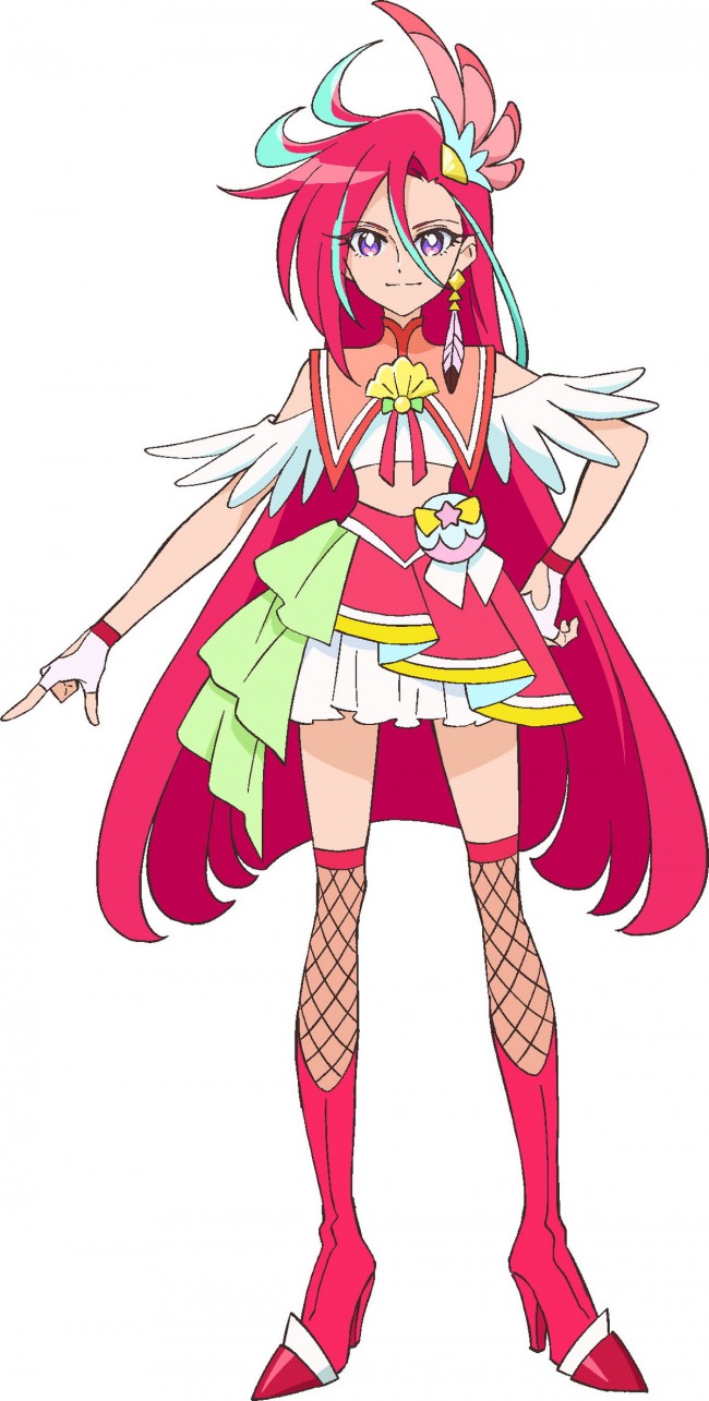takizawa asuka and cure flamingo (precure and 1 more) drawn by nakatani_yukiko