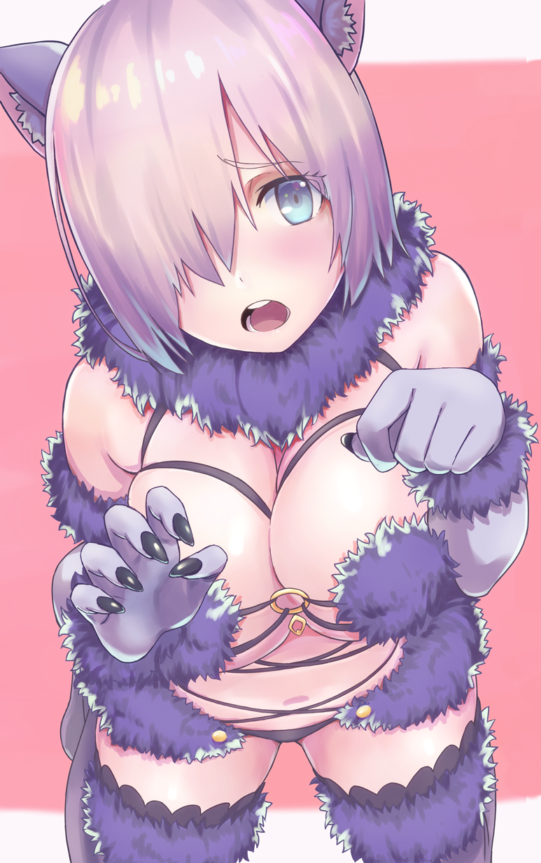 mash kyrielight (fate and 1 more) drawn by chikuwa_(garakuta_waakusu)
