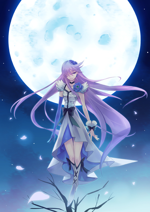 tsukikage yuri and cure moonlight (precure and 1 more) drawn by aruwe