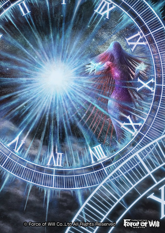 the time spinning witch (force of will) drawn by kakiken