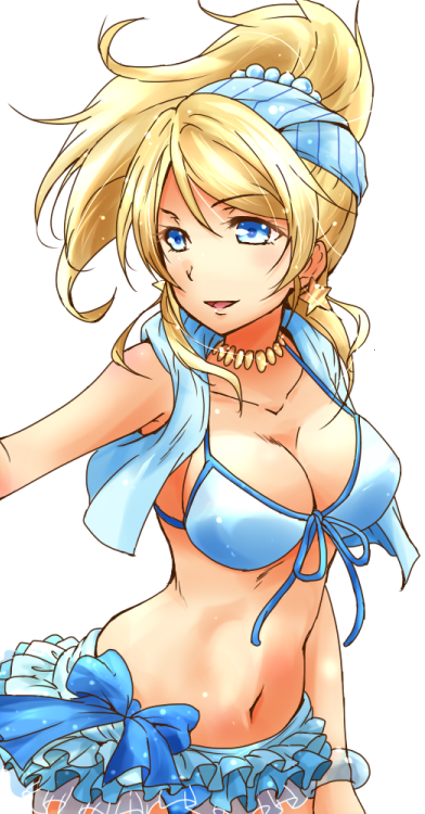 ayase eli (love live! and 1 more) drawn by urutsu_sahari
