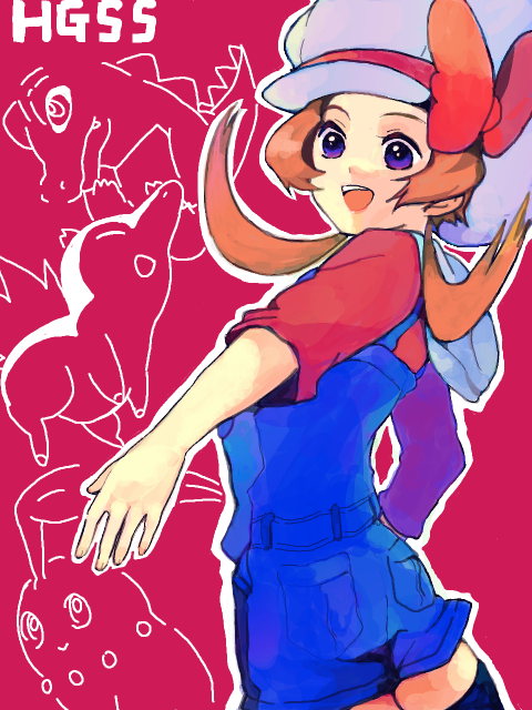 lyra, cyndaquil, chikorita, and totodile (pokemon and 1 more) drawn by ryoku_(yoridori)