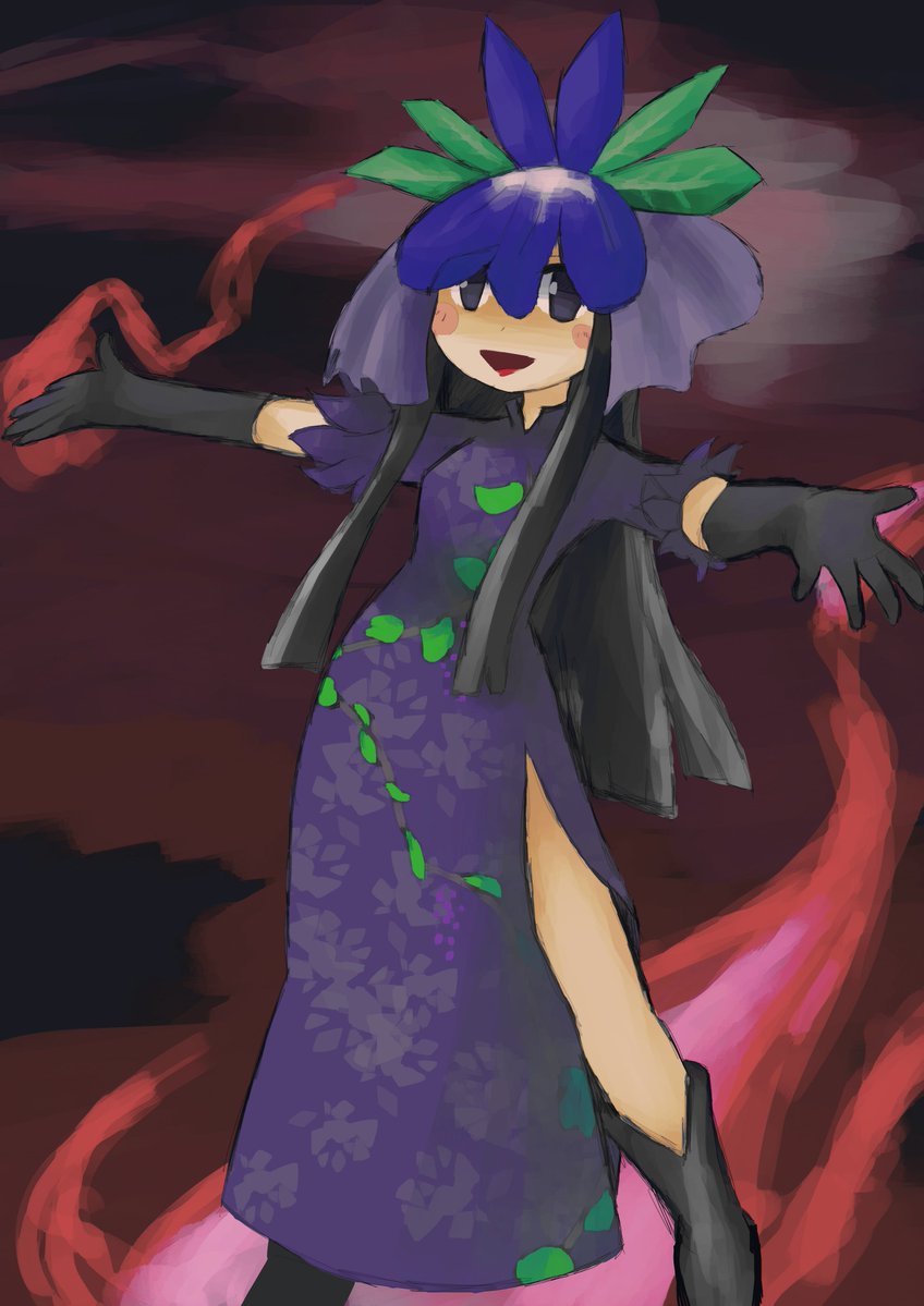 yomotsu hisami (touhou and 1 more) drawn by iesonatana