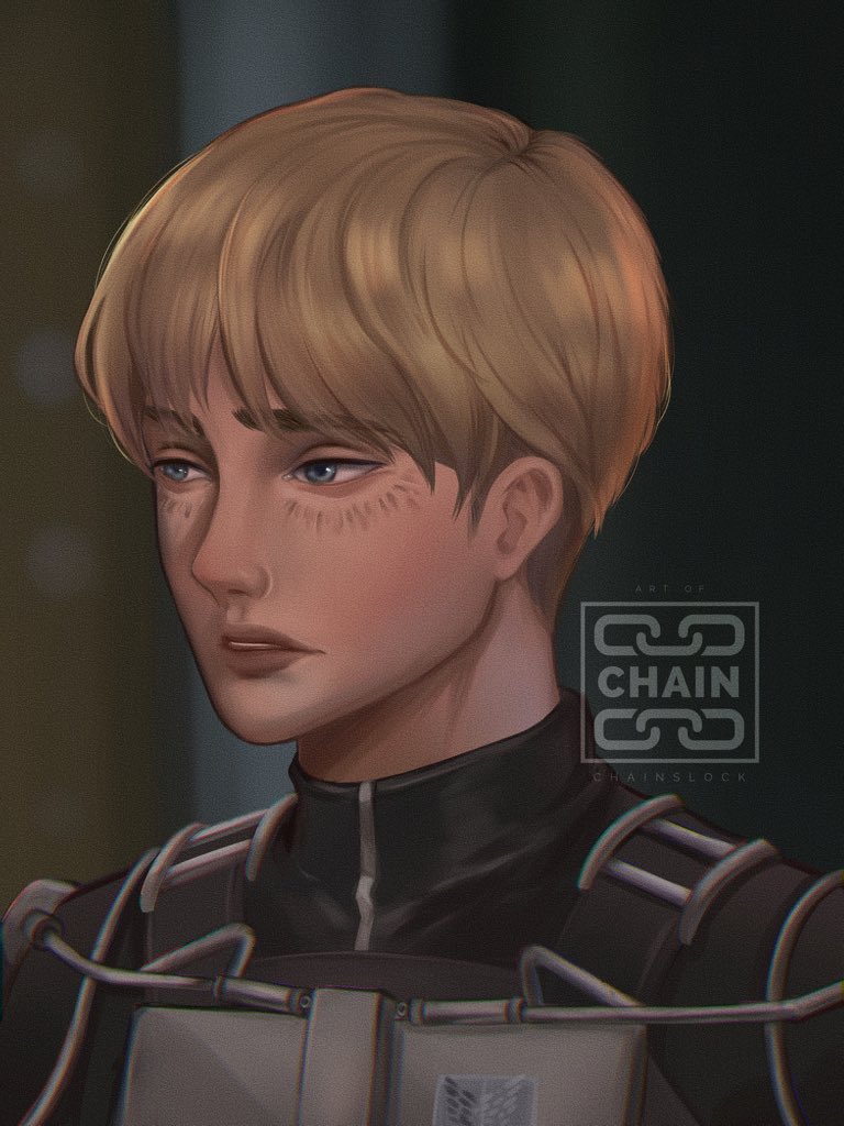 armin arlert (shingeki no kyojin) drawn by chainslock