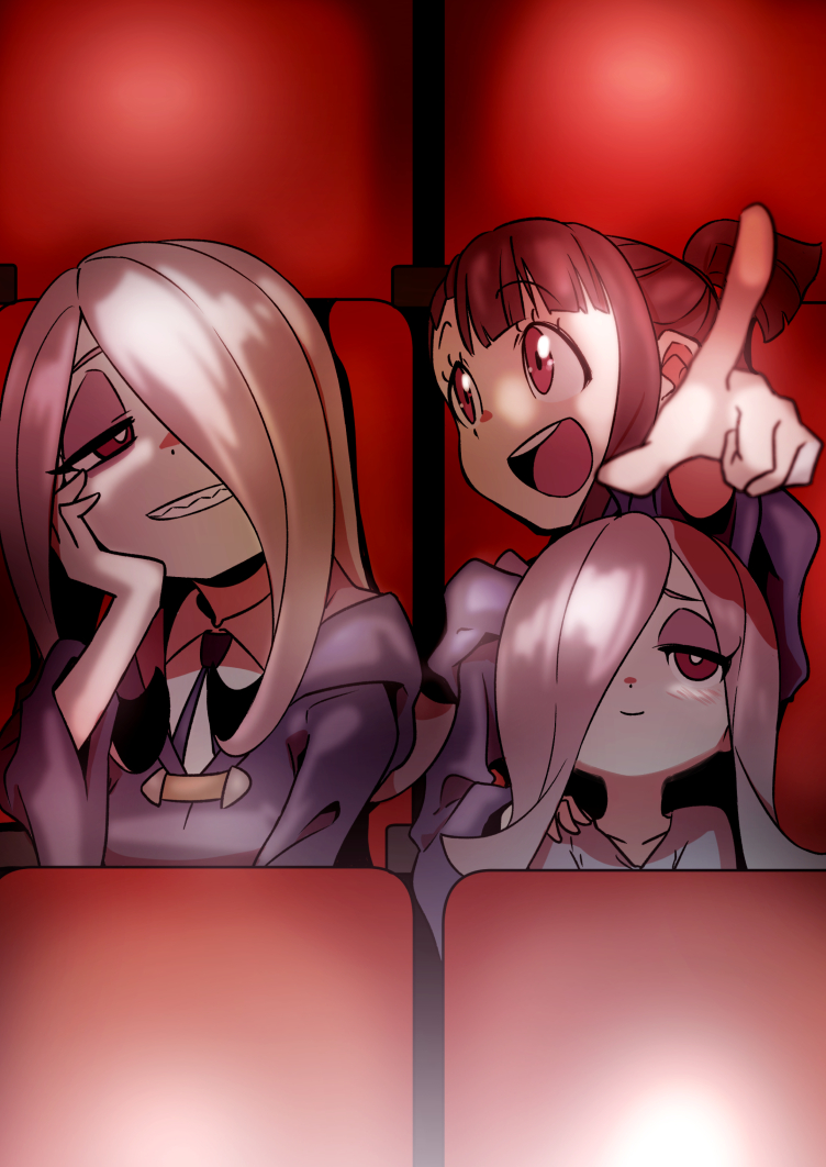 kagari atsuko and sucy manbavaran (little witch academia) drawn by enoki-kou