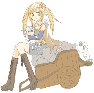 alchemist and amistr (ragnarok online) drawn by ayu_(citron)