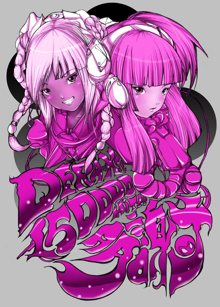 hishimiya tsugaru and xiatian (bemani and 2 more) drawn by bath_(dera-x!!)