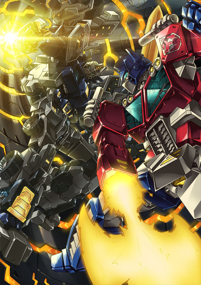 optimus prime and nova prime (transformers and 1 more) drawn by paintedmike