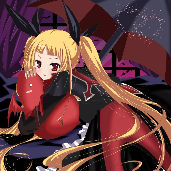 rachel alucard and gii (blazblue) drawn by shii_(niku-9)