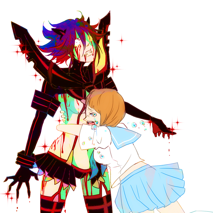 matoi ryuuko, senketsu, mankanshoku mako, and berserk ryuuko (kill la kill) drawn by atori_(aattrr)