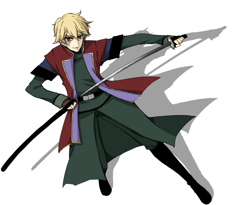 graham aker and mister bushido (gundam and 1 more) drawn by pon_tarou