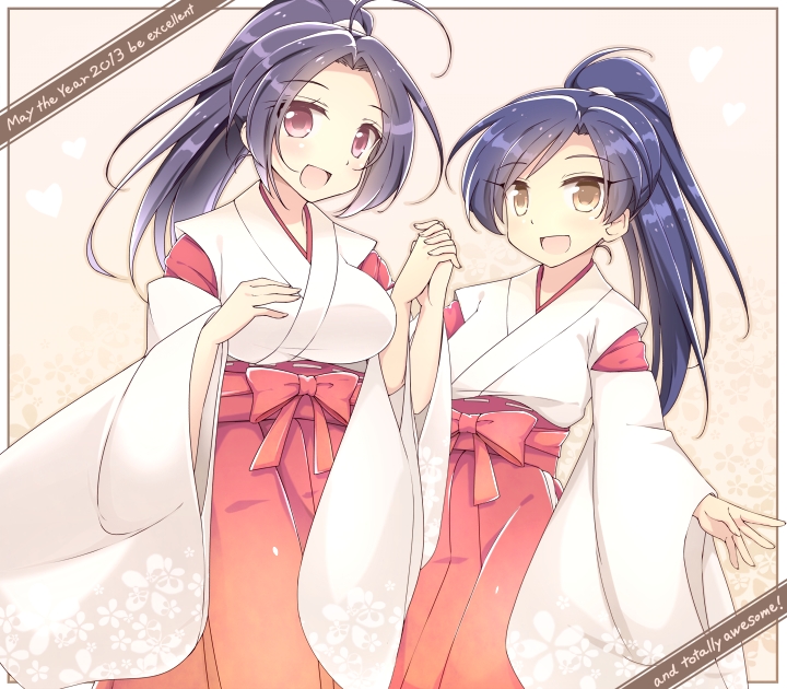 kisaragi chihaya and miura azusa (idolmaster) drawn by van-s