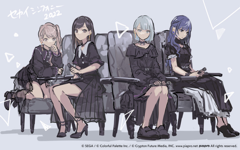 asahina mafuyu, shinonome ena, akiyama mizuki, yoisaki kanade, kusunoki tomori, and 3 more (project sekai and 1 more) drawn by colorful_palette