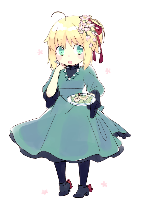 artoria pendragon and saber (fate and 1 more) drawn by 87banana