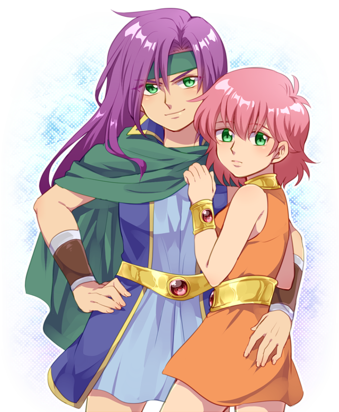 lenna charlotte tycoon and faris scherwiz (final fantasy and 1 more) drawn by monyoe