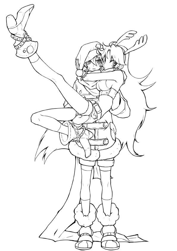 izayoi sakuya and hong meiling (touhou) drawn by tima