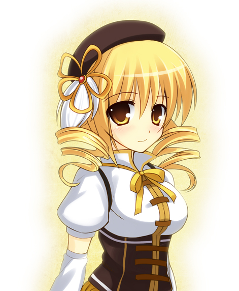 tomoe mami (mahou shoujo madoka magica) drawn by ash_(pixiv53802)