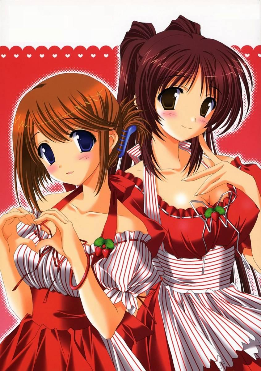 kousaka tamaki and komaki manaka (to heart and 1 more)