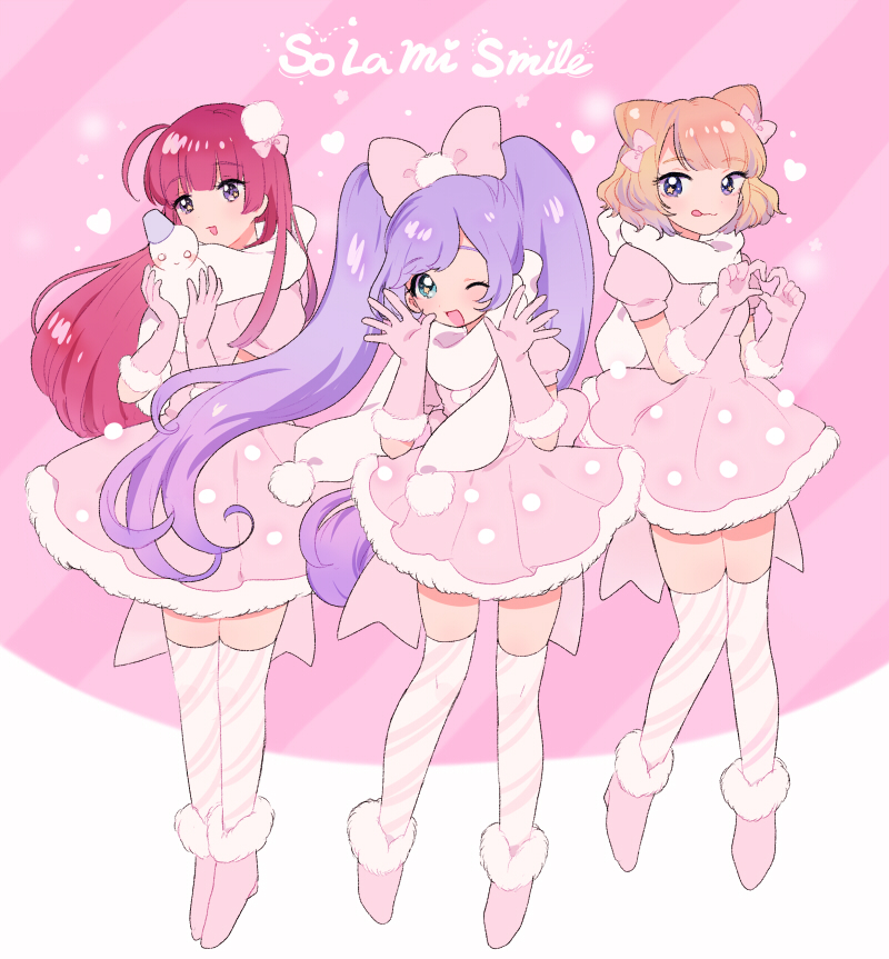 manaka laala, minami mirei, and hojo sophy (pretty series and 1 more) drawn by miyako_(xxxbibit)