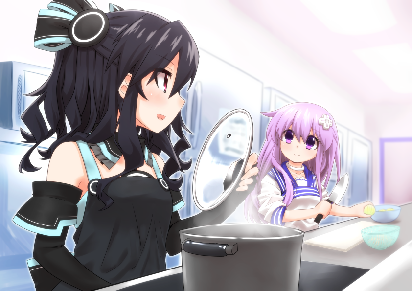 nepgear and uni (neptune) drawn by mizunashi_(second_run)