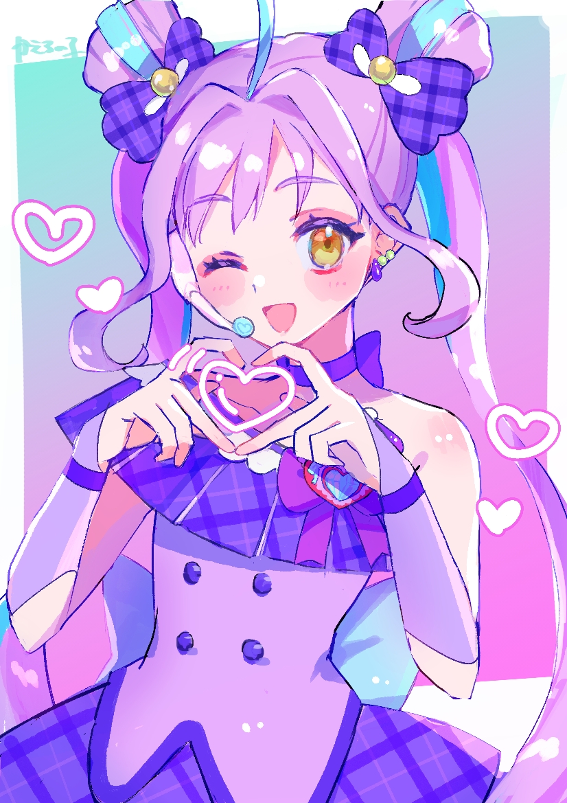 shigure kokoro and cure kyunkyun (precure and 1 more) drawn by kaeru_no_ko