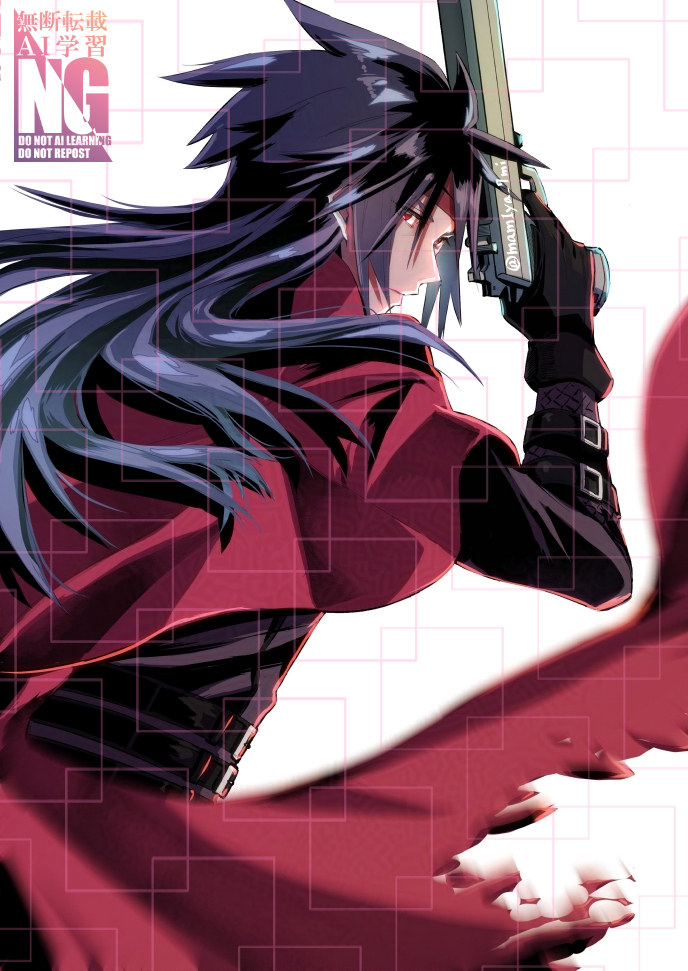 vincent valentine (final fantasy and 1 more) drawn by nanami_shingu