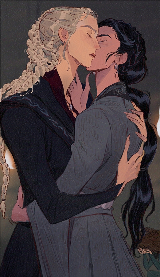 rhaenyra targaryen and mysaria (a song of ice and fire and 1 more) drawn by ami_thompson