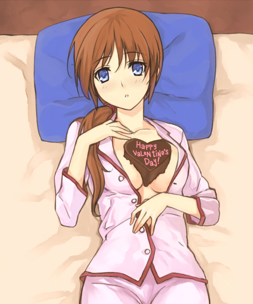 takamachi nanoha (lyrical nanoha and 1 more) drawn by shirogane_(fox)
