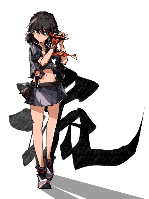 matoi ryuuko and senketsu (kill la kill) drawn by witherking