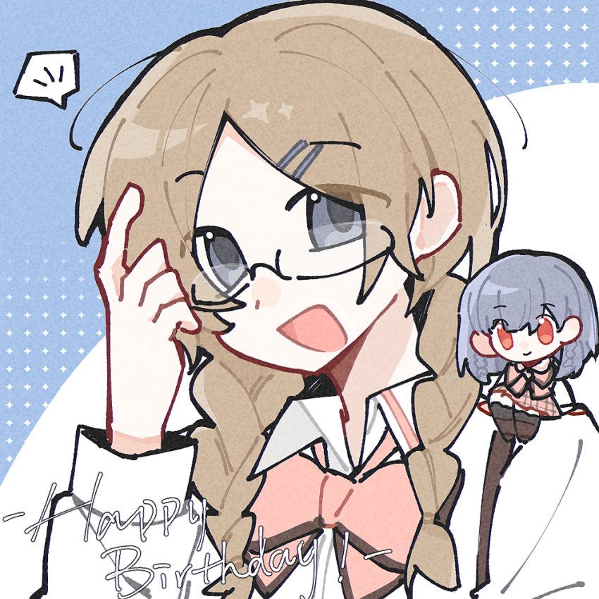 matsunaga brigitta kayo and hasegawa gabriella tsugumi (assault lily) drawn by xizhou_meng_ling