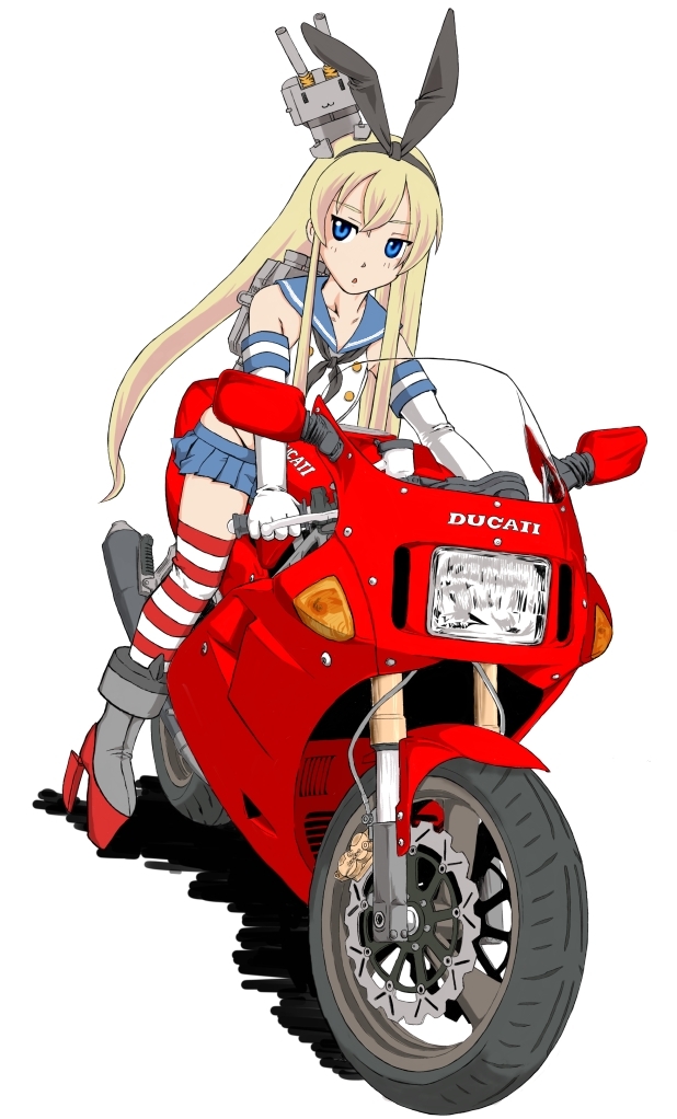 shimakaze and rensouhou-chan (kantai collection) drawn by turbo_(tommyknockers)
