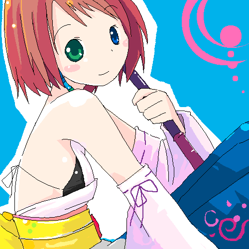 yuna (final fantasy and 1 more) drawn by shiba_yuusuke