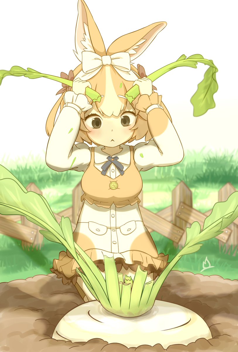 domestic rabbit (kemono friends and 1 more) drawn by onefiresticks