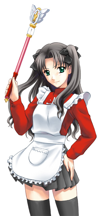 tohsaka rin and magical ruby (fate and 1 more) drawn by kawashima_mitsuha