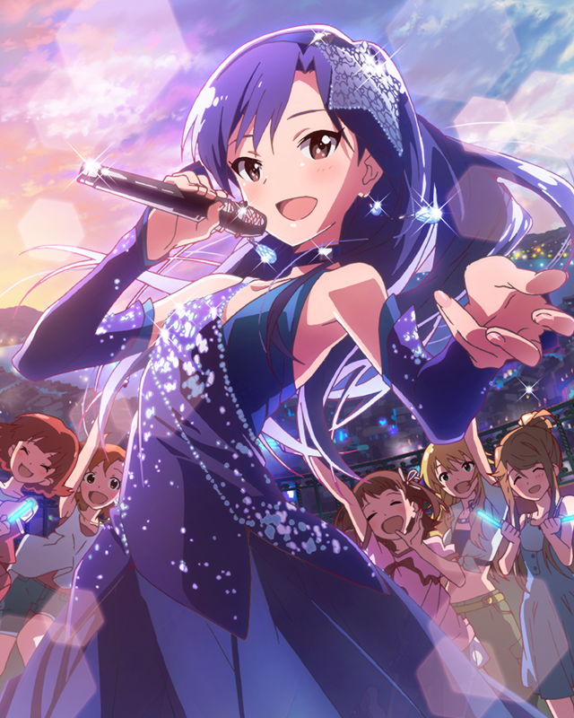 hoshii miki, kisaragi chihaya, amami haruka, tenkubashi tomoka, yabuki kana, and 1 more (idolmaster and 1 more)