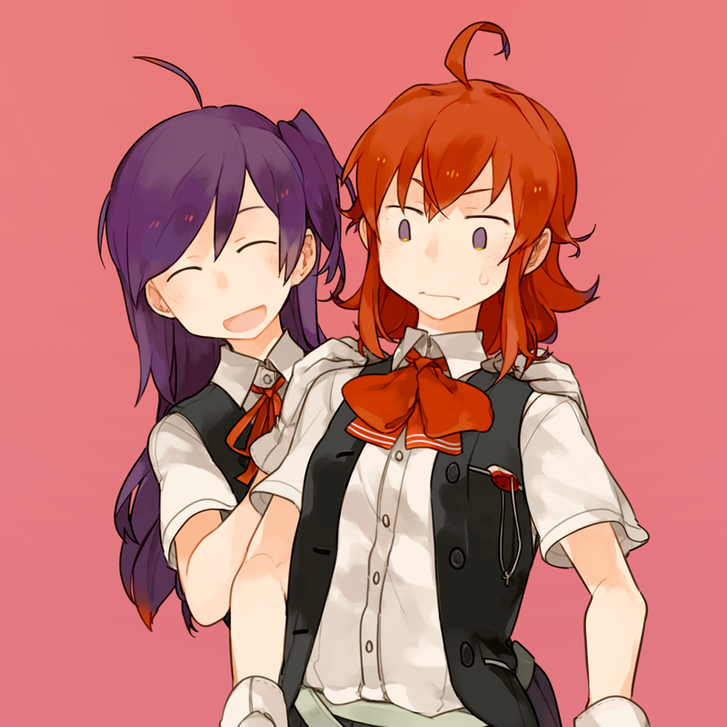 hagikaze and arashi (kantai collection) drawn by glider_(guraida)