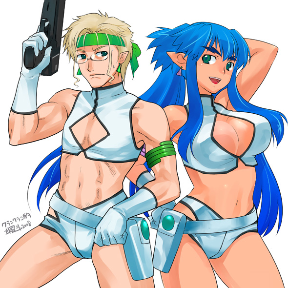 klan klein, yuri, kei, and mikhail buran (macross and 2 more) drawn by satta_naoto