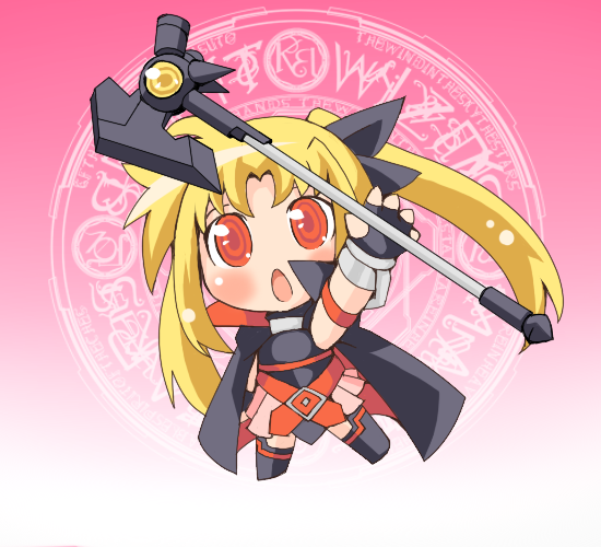fate testarossa and bardiche (lyrical nanoha and 2 more) drawn by slaugher-ownmind