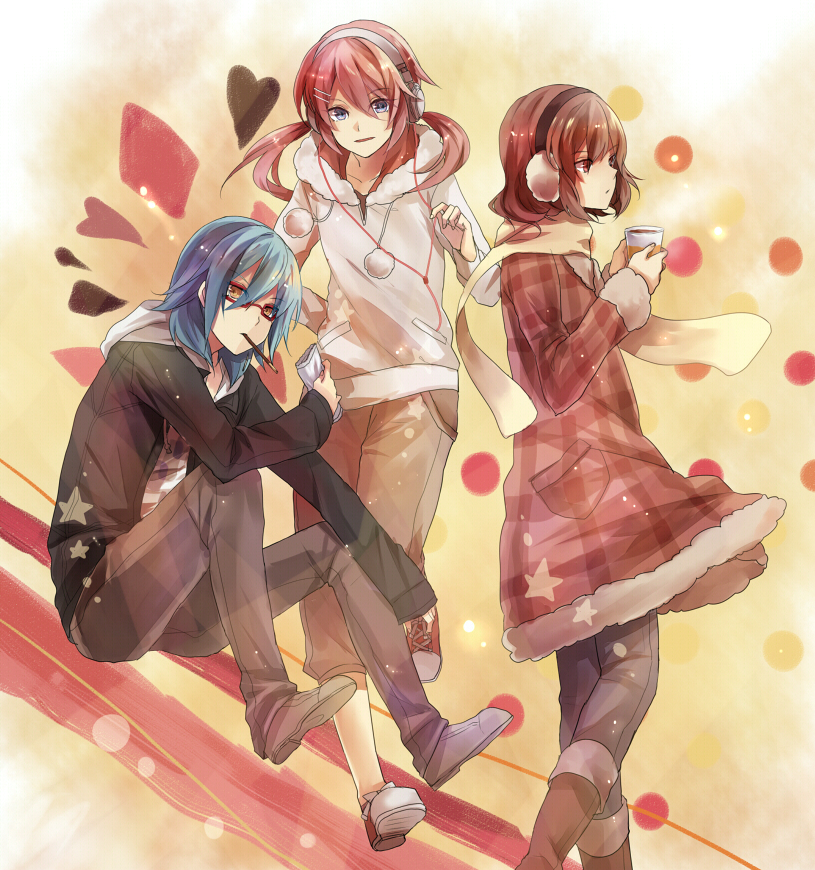 kirino ranmaru, shindou takuto, and kariya masaki (inazuma eleven and 1 more) drawn by oyu_cocoa