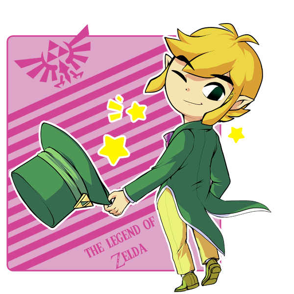 link and toon link (the legend of zelda and 1 more) drawn by snow-bunnii