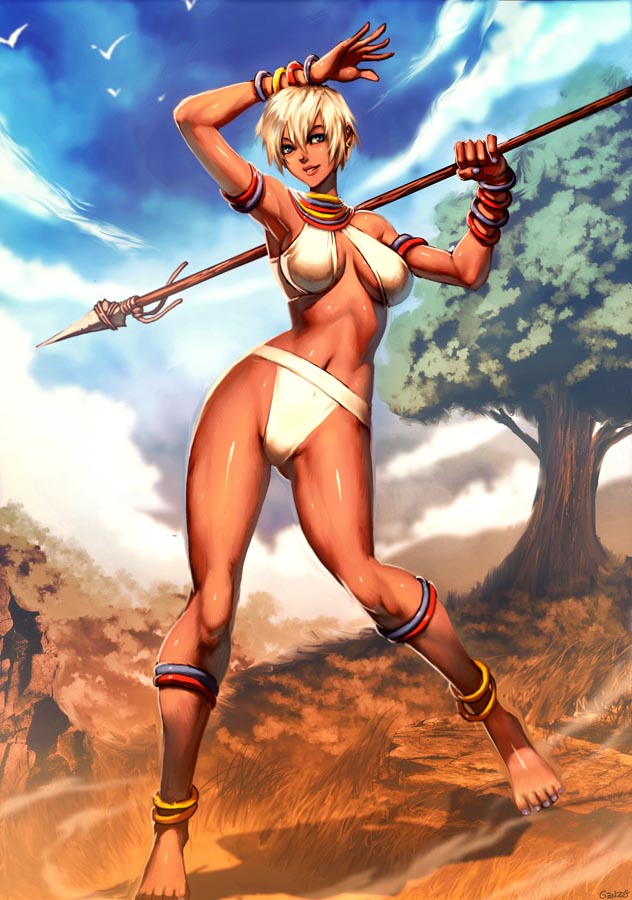 elena (street fighter and 1 more) drawn by genzoman