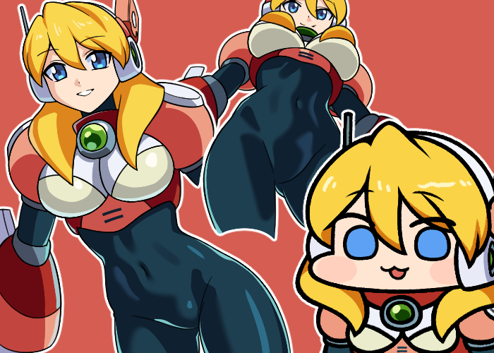 alia (mega man and 2 more) drawn by jazz_jack