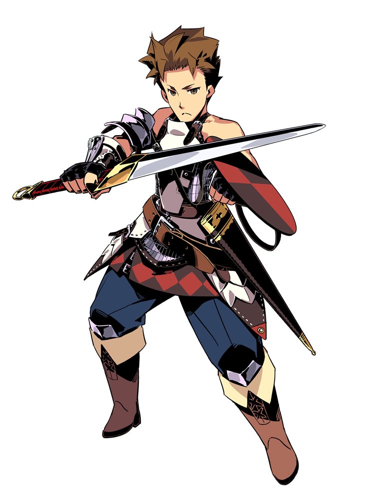 swordsman and swordsman 1 (sekaiju no meikyuu and 1 more) drawn by himukai_yuuji