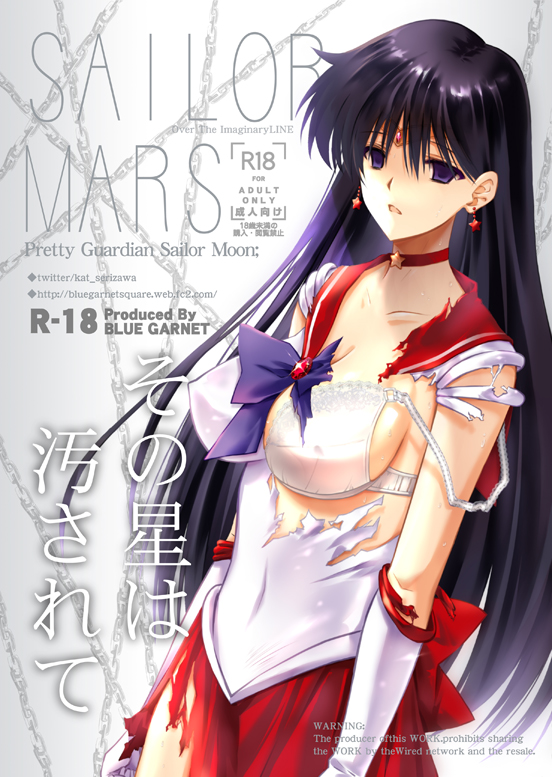 hino rei and sailor mars (bishoujo senshi sailor moon and 1 more) drawn by serizawa_katsumi